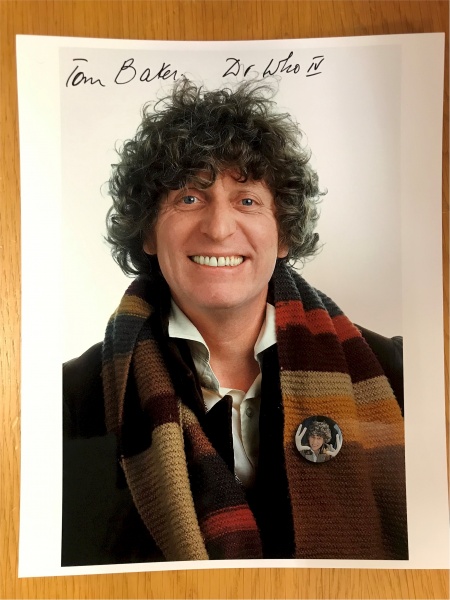 Doctor Who Official 4th Doctor Lost Cache Print Signed by Tom Baker